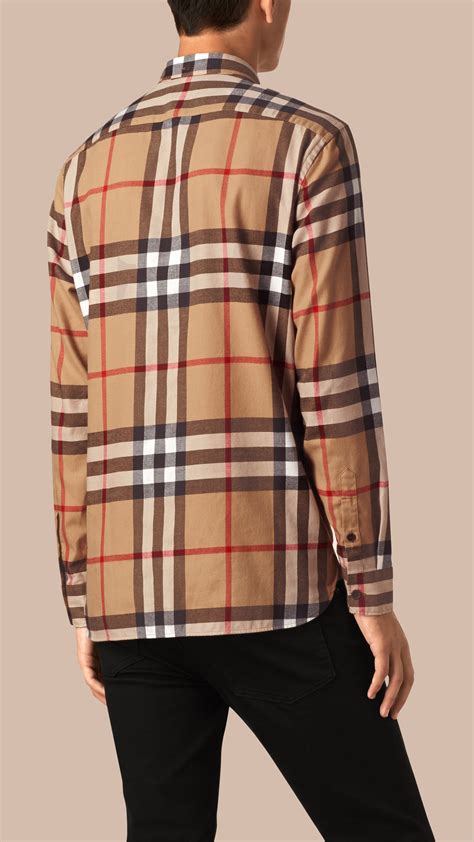 burberry plaid shirt outfit|burberry flannel shirt men's.